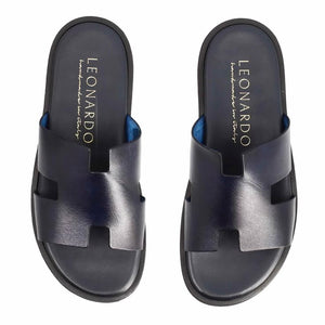Sandales Homme en Cuir Élégantes | CHEVAL NOI