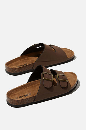Sandales Homme en Cuir Élégantes | CHEVAL NOI