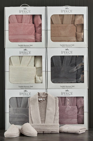 Peignoir Pour Homme et Fammes   de Bain Luxe  | CHEVAL NOIR